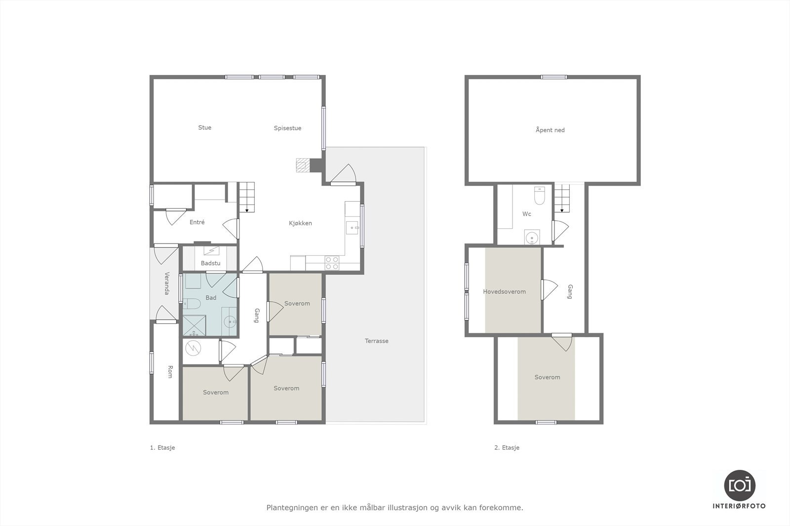 Plantegning Galleribilde