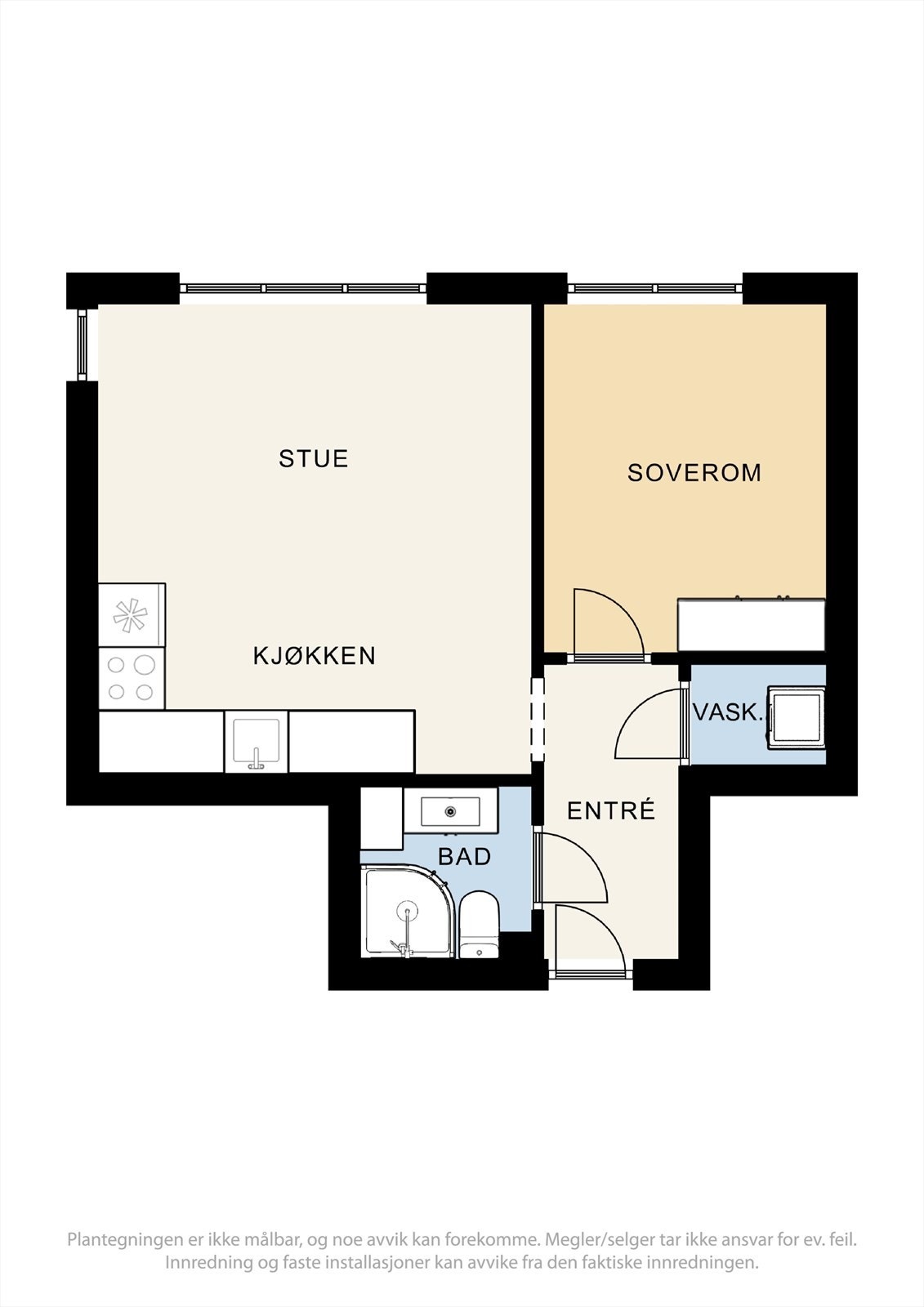 Plantegning - 4. etasje. Galleribilde