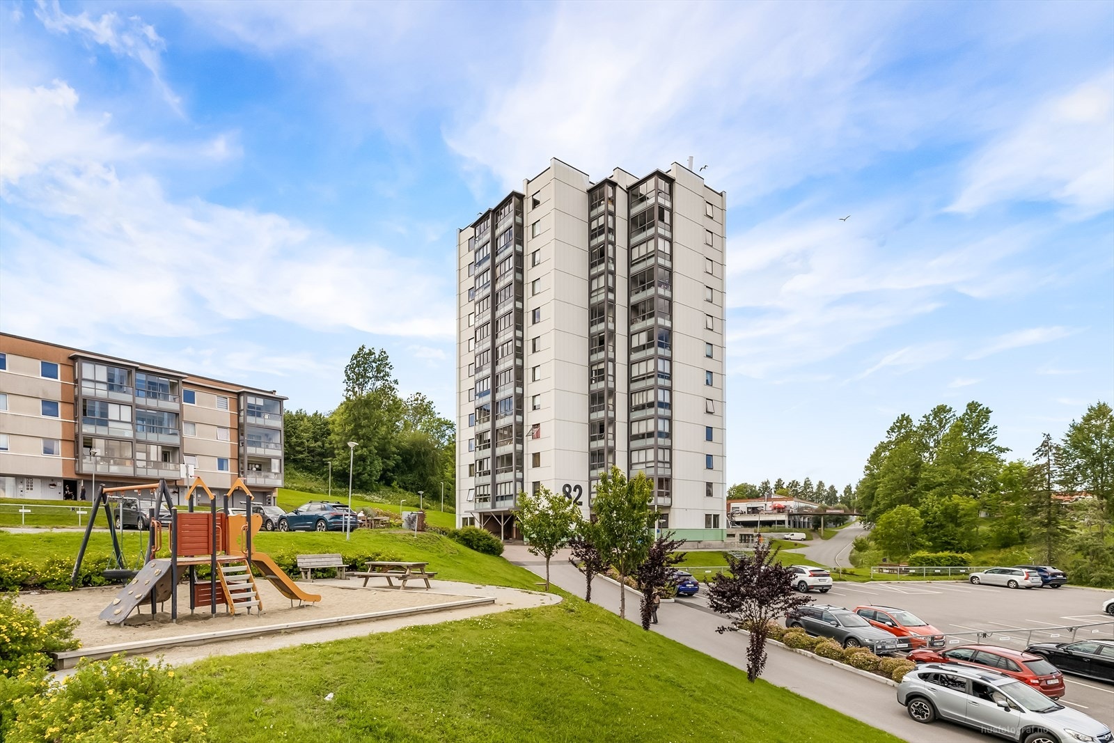 Velkommen til LHV 82 - en populær og rolig stjerneblokk med god intern beliggenhet Galleribilde