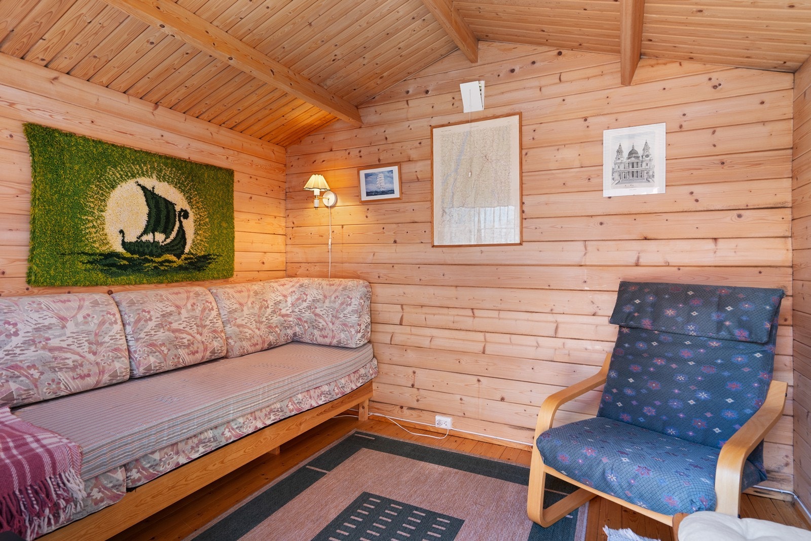 Innredet rom i annekset. Galleribilde