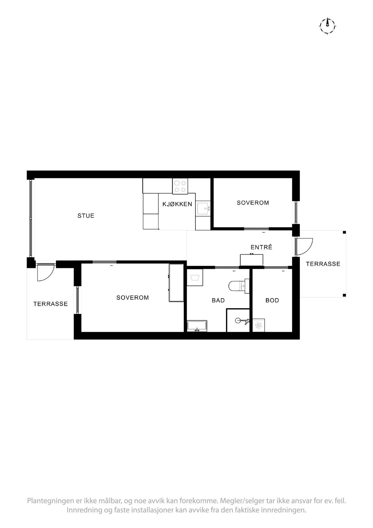 Plantegning Galleribilde