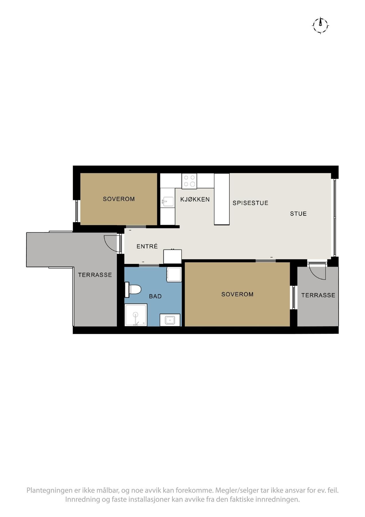 Plantegning Galleribilde