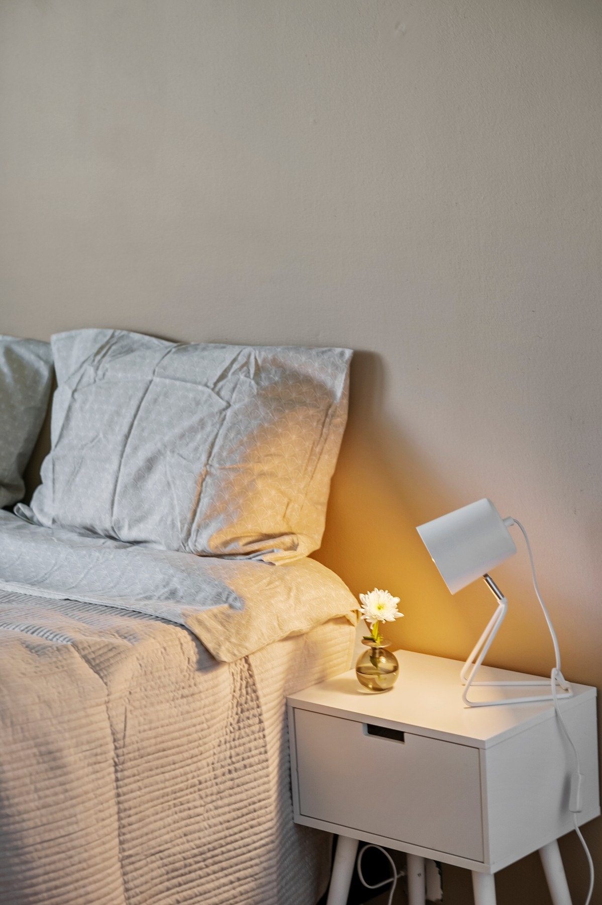 Soveromsdetalj. Galleribilde