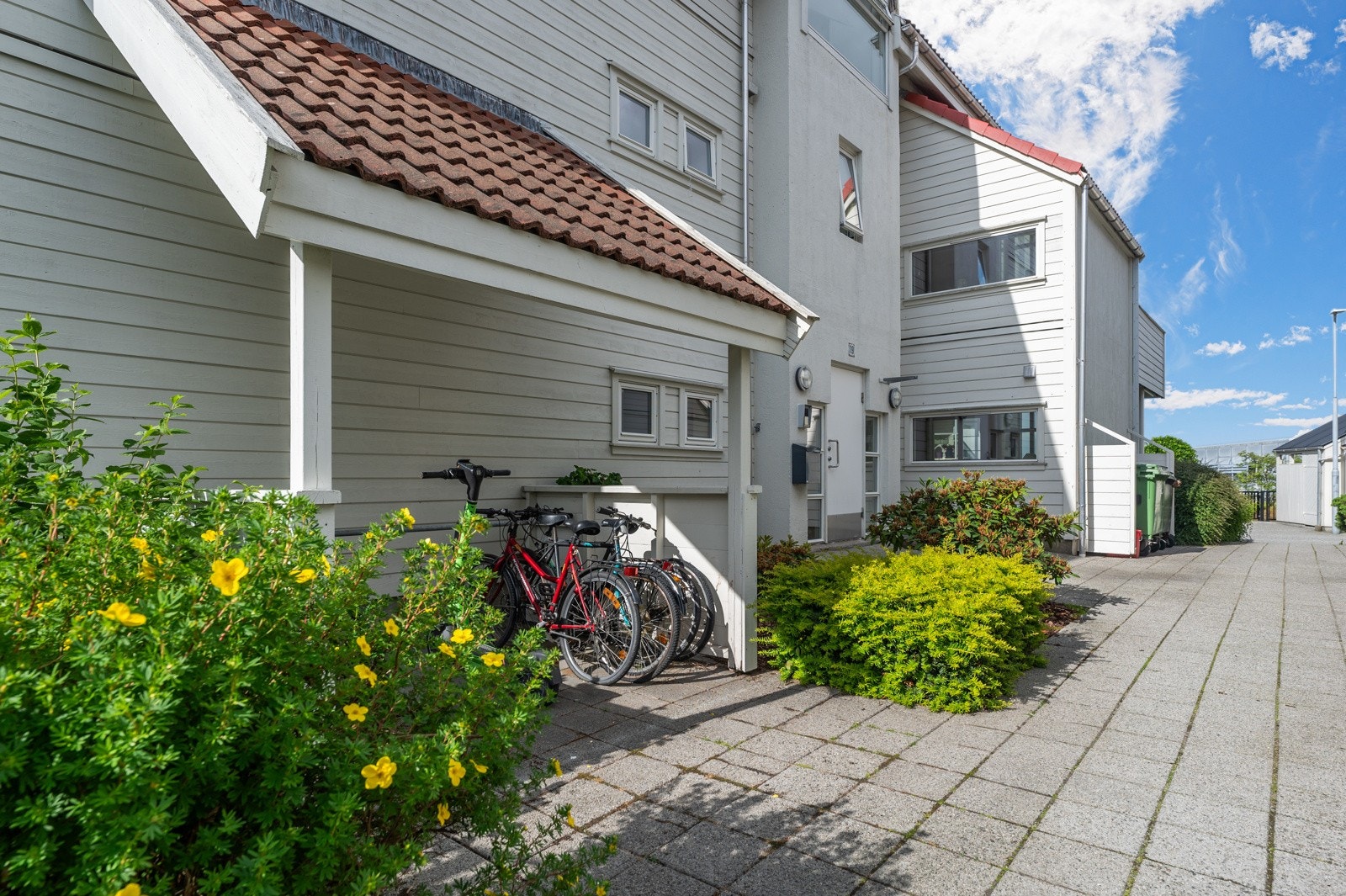 Innbydende inngangsparti. Galleribilde