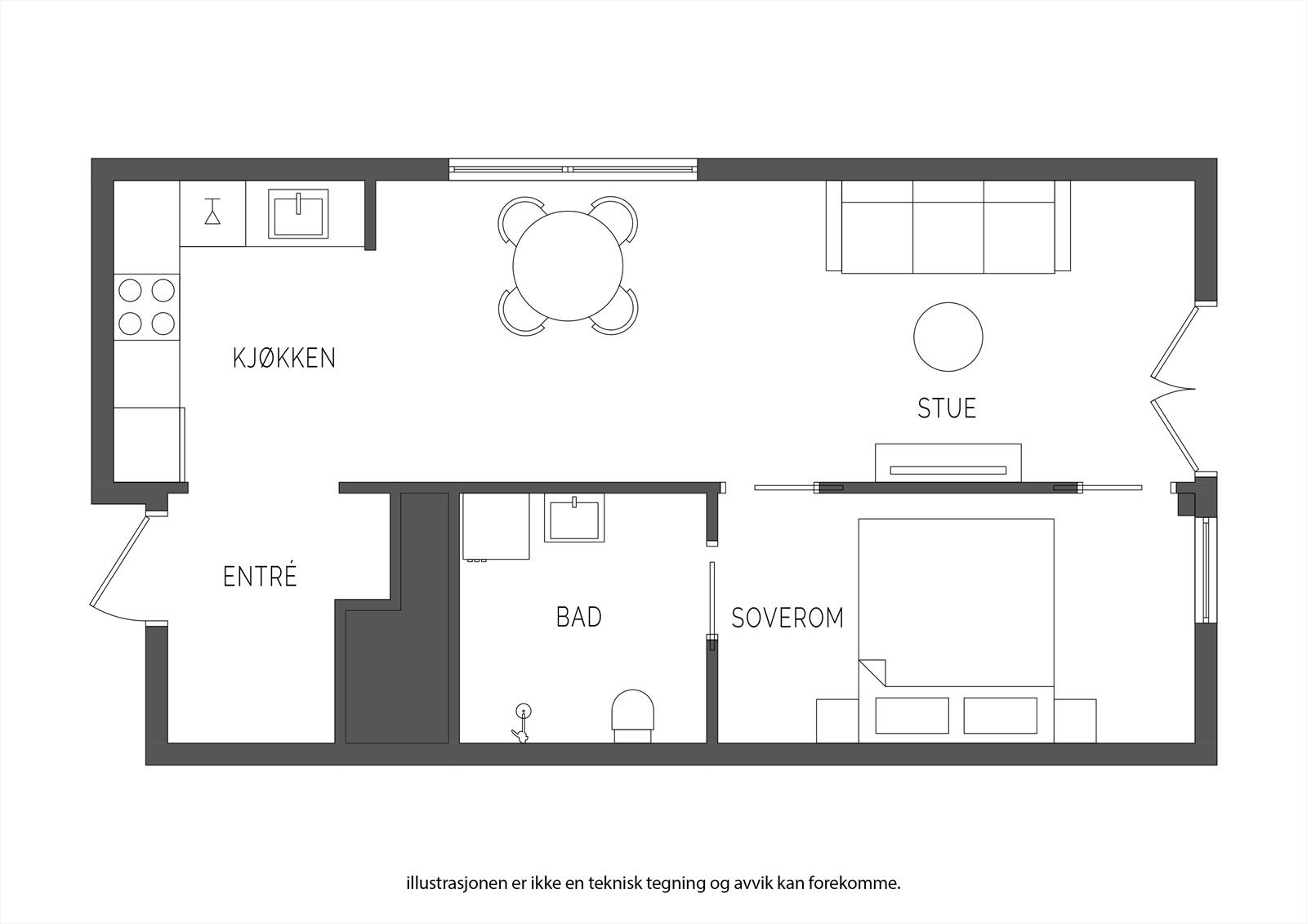 Plantegning Galleribilde