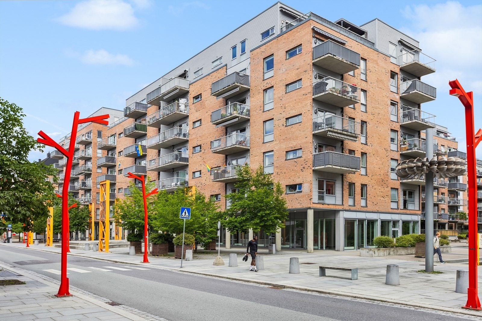 Kværnerbyen er et flott og relativt nytt boligområde som består av boligblokker. Galleribilde