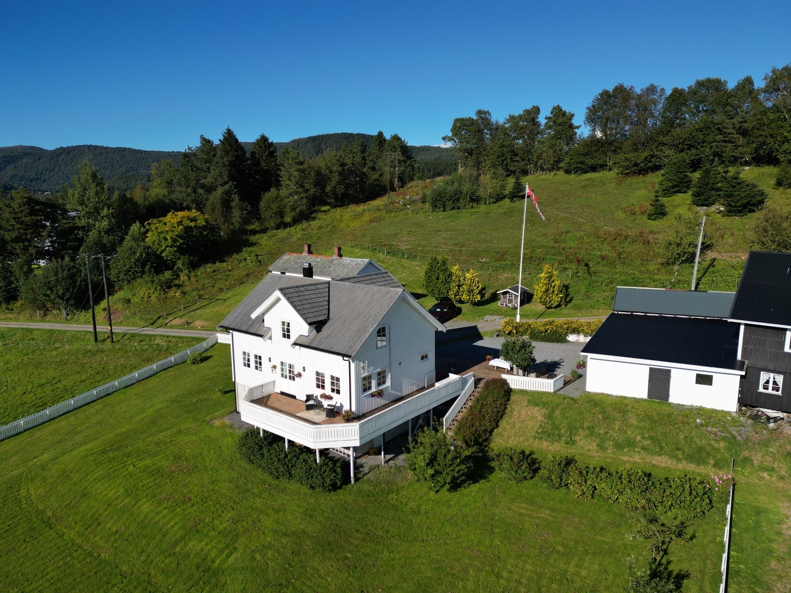 Fasade bolighus Galleribilde