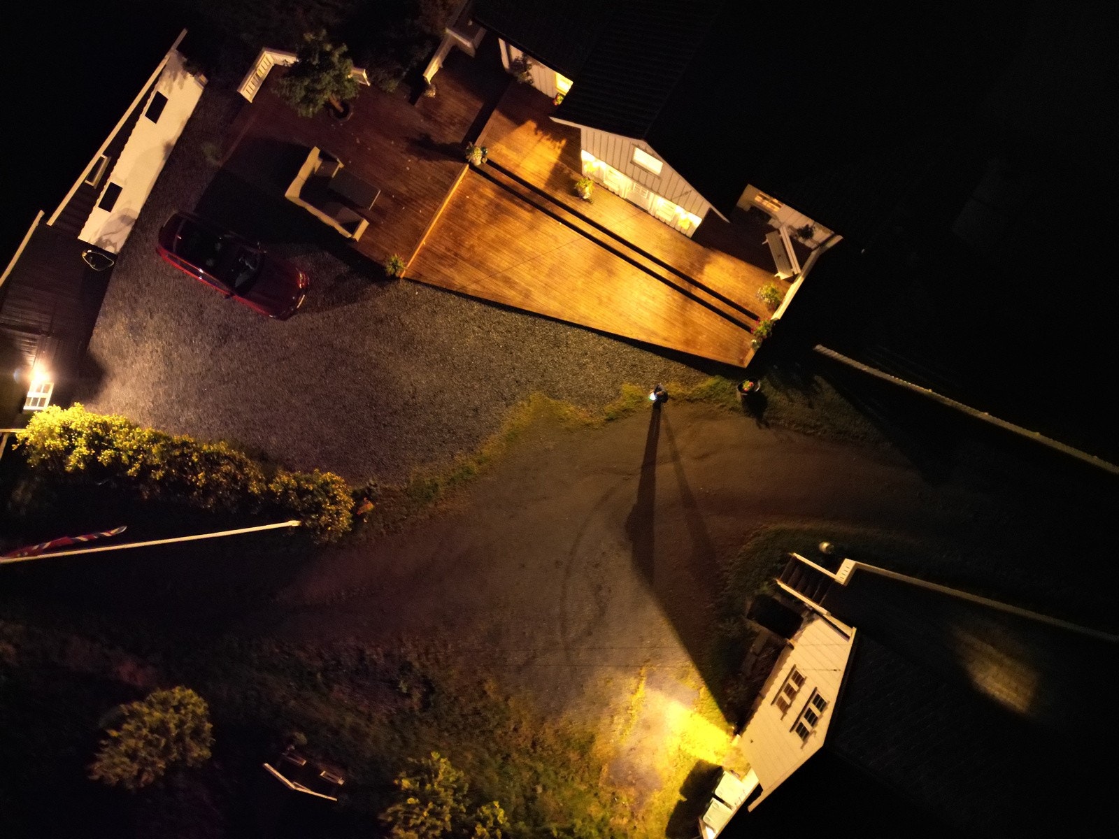 Flott utebelysning Galleribilde