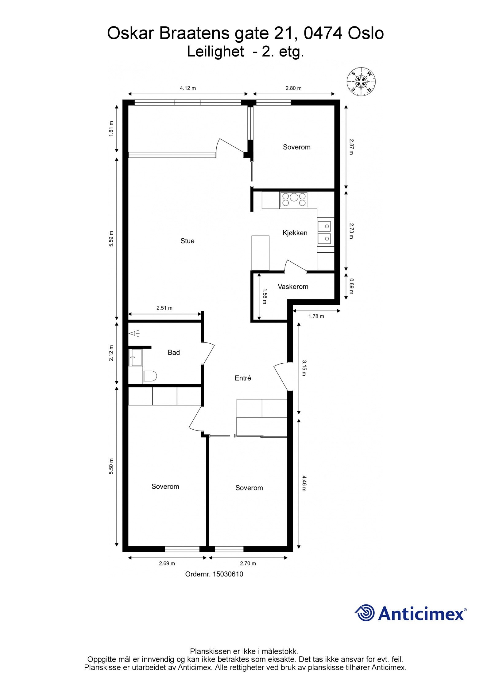 Planskisse. Galleribilde