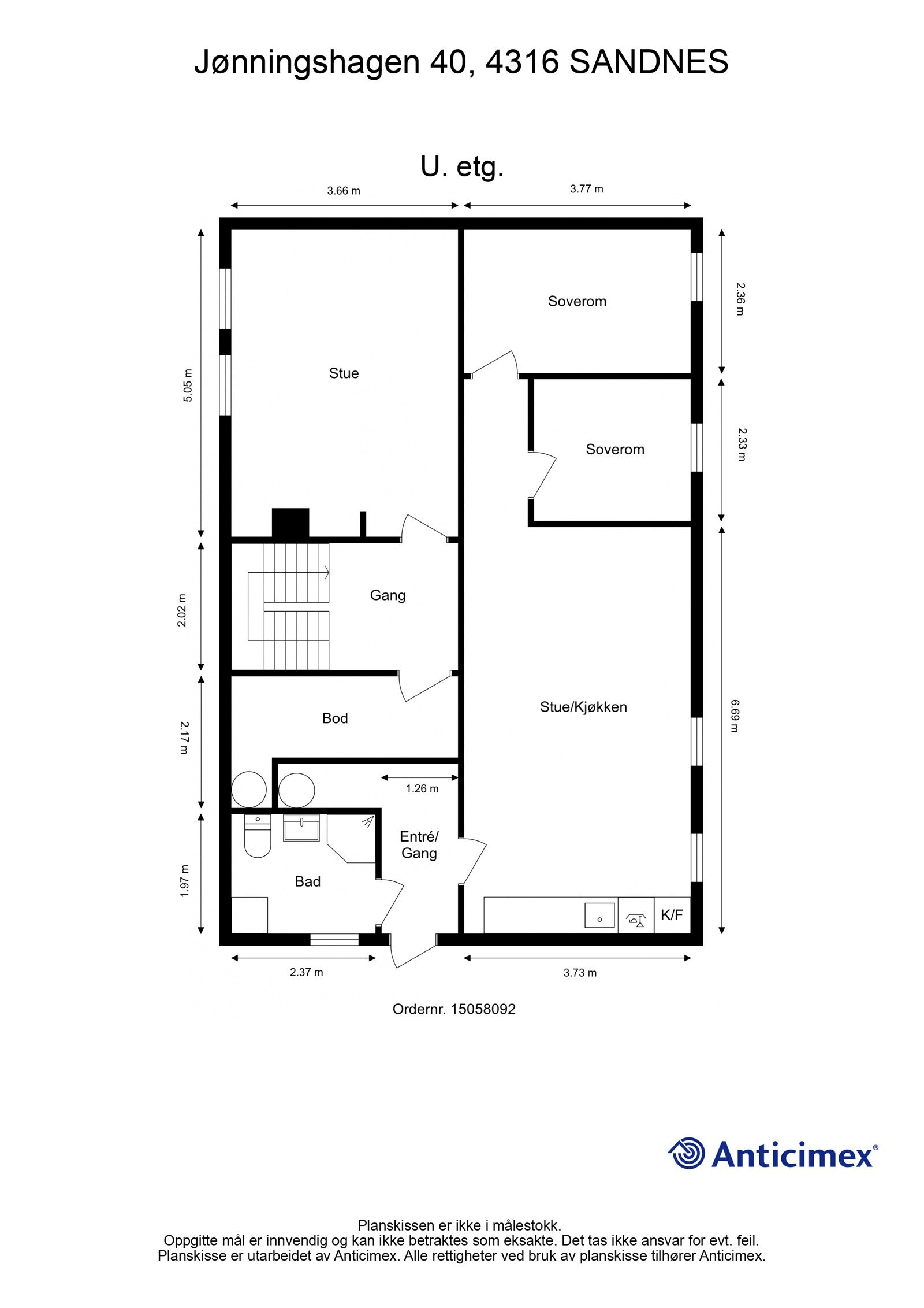 Plantegning | Underetasje / Kjeller Galleribilde