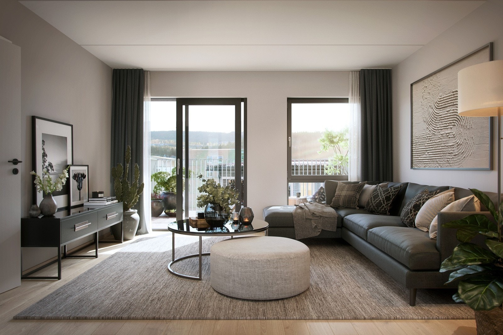 Illustrasjon av leilighet 208 - avvik kan forekomme Galleribilde