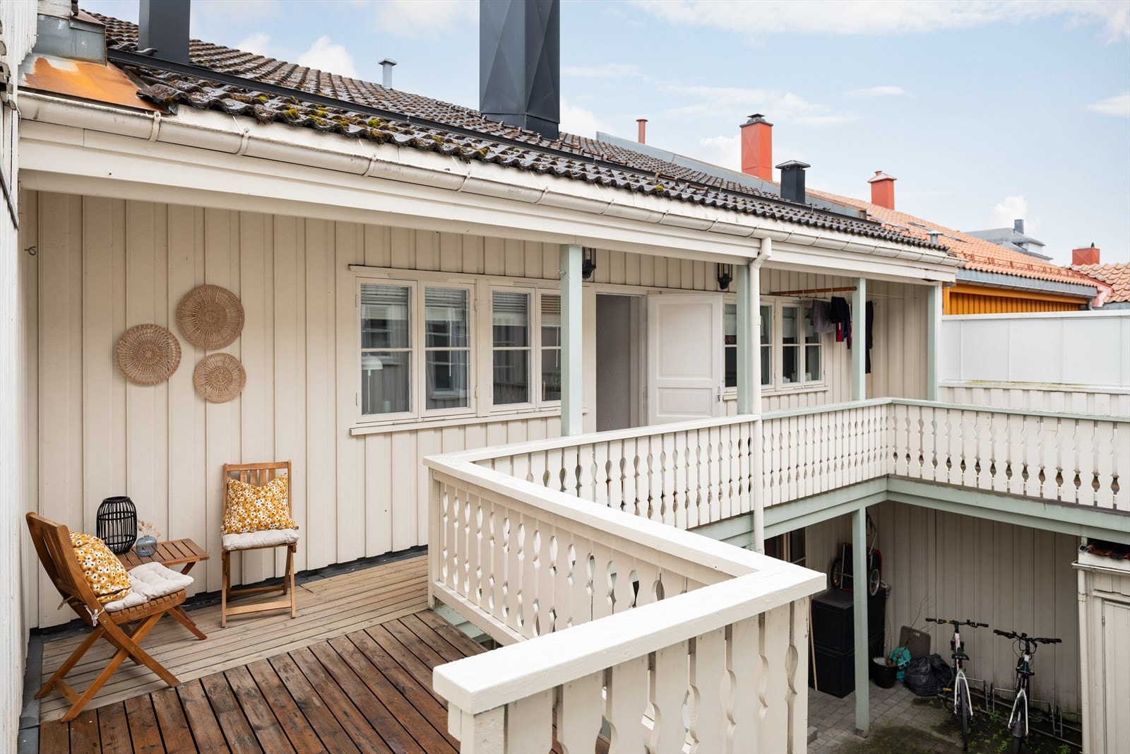 På sommers tid kan man nyte ettermiddagssolen her. Galleribilde