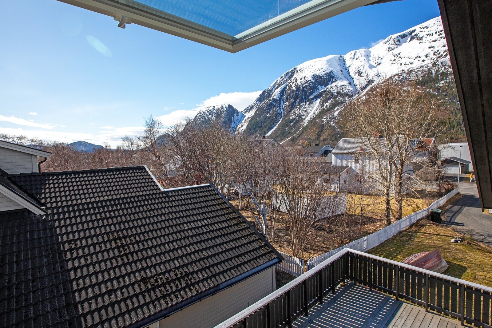 Utsikt fra soveromsvinduet Galleribilde