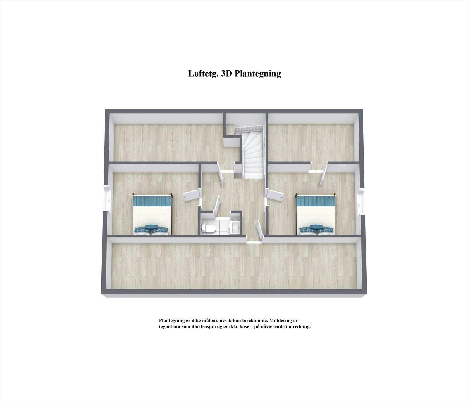 Loftetasje - 3D Floor Plan.jpg Galleribilde