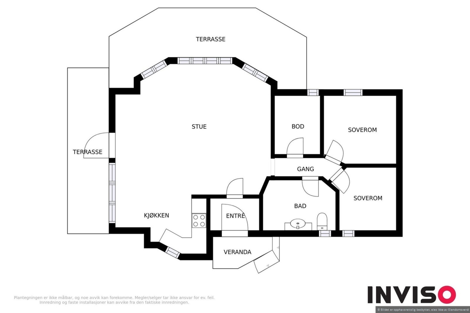 Plantegning Galleribilde