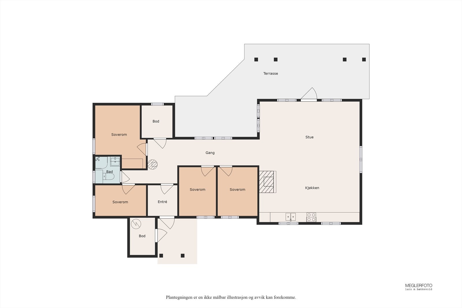 Planskisse over Bjønnåsen 315. Galleribilde