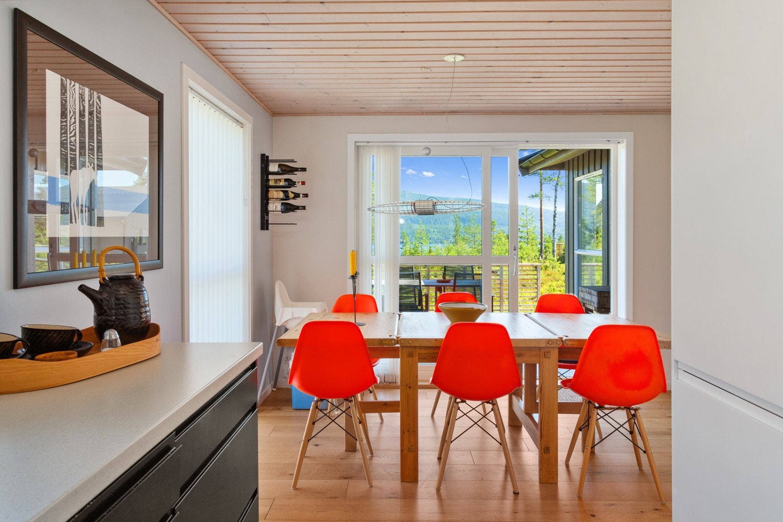 Spiseplass i stue Galleribilde