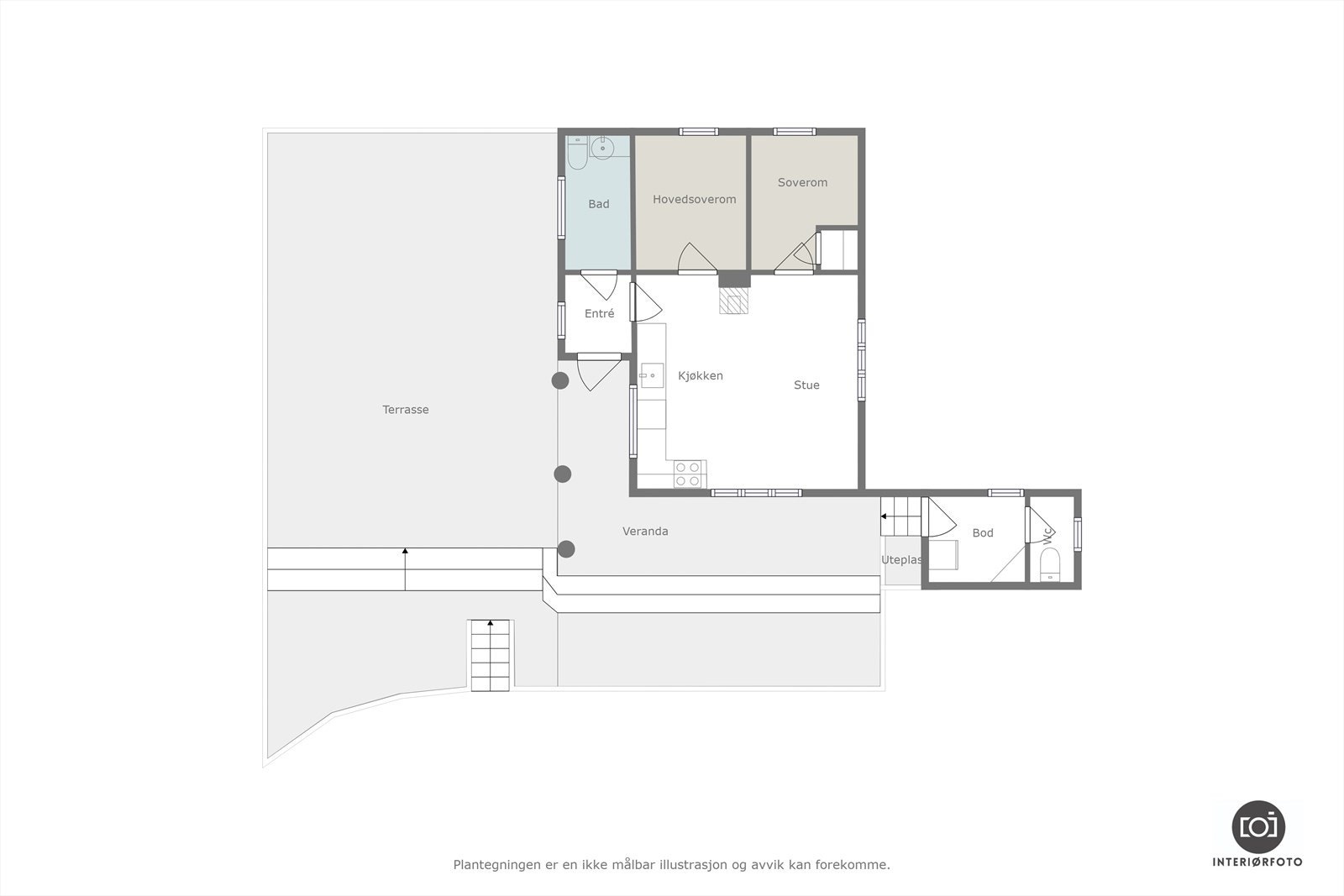 Plantegning Galleribilde