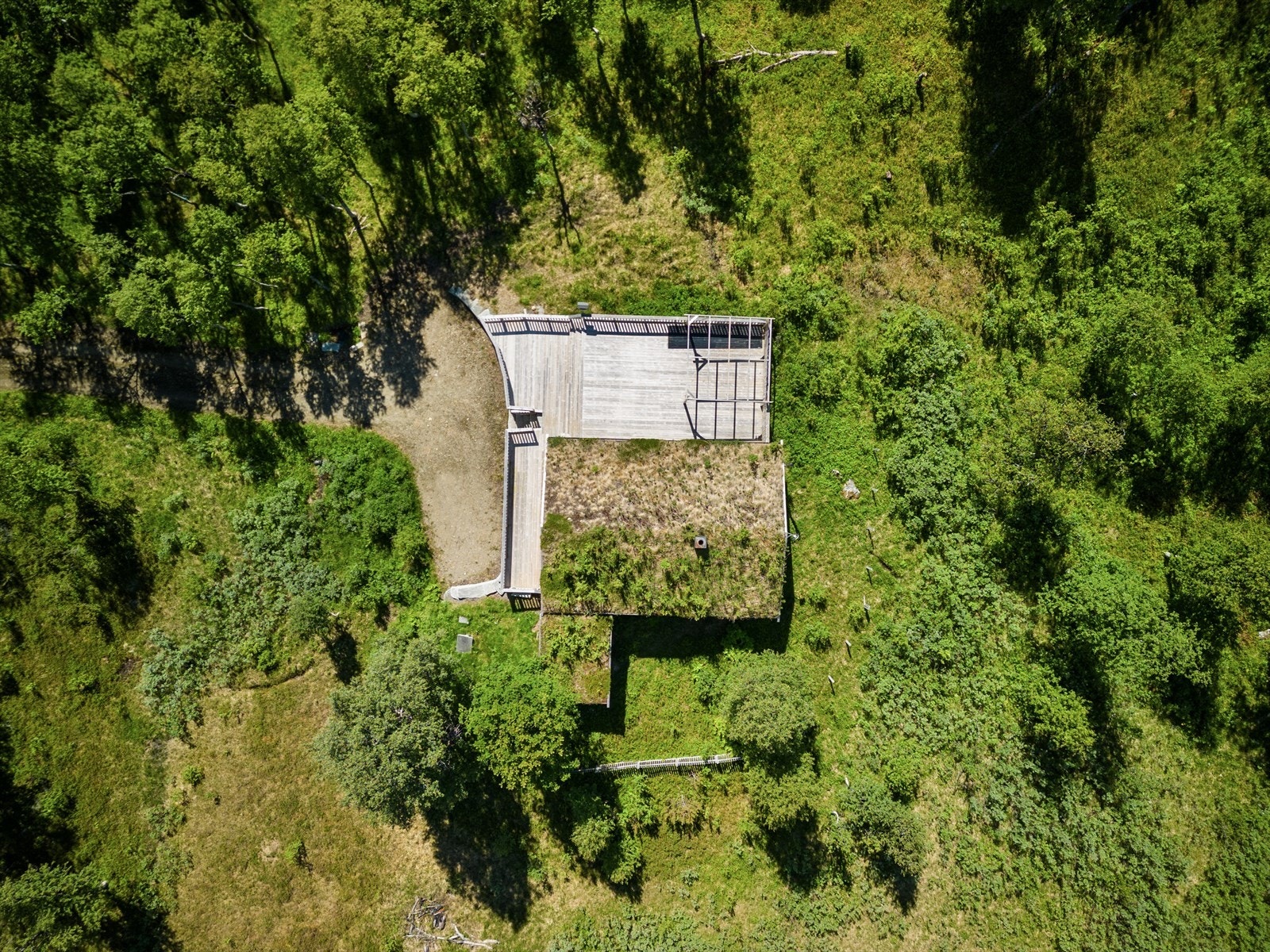 Dronefoto Galleribilde