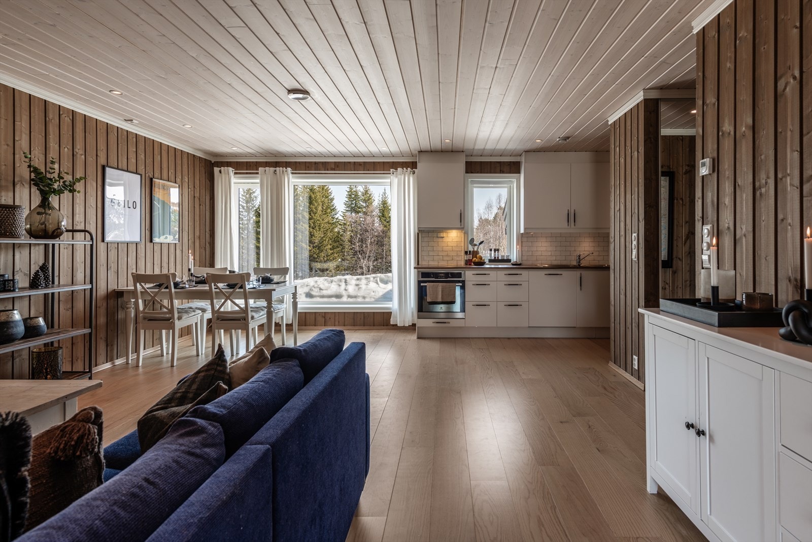 Åpen stue og kjøkkenløsning Galleribilde