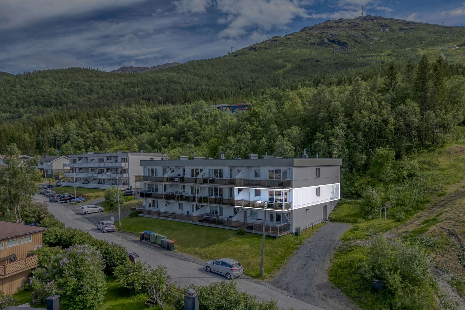 Leiligheten avmerket Galleribilde