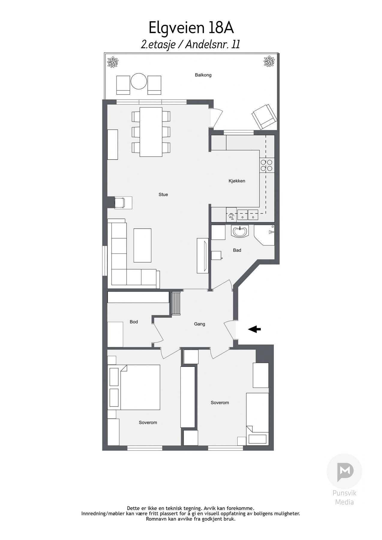 Plantegning - 2D Galleribilde