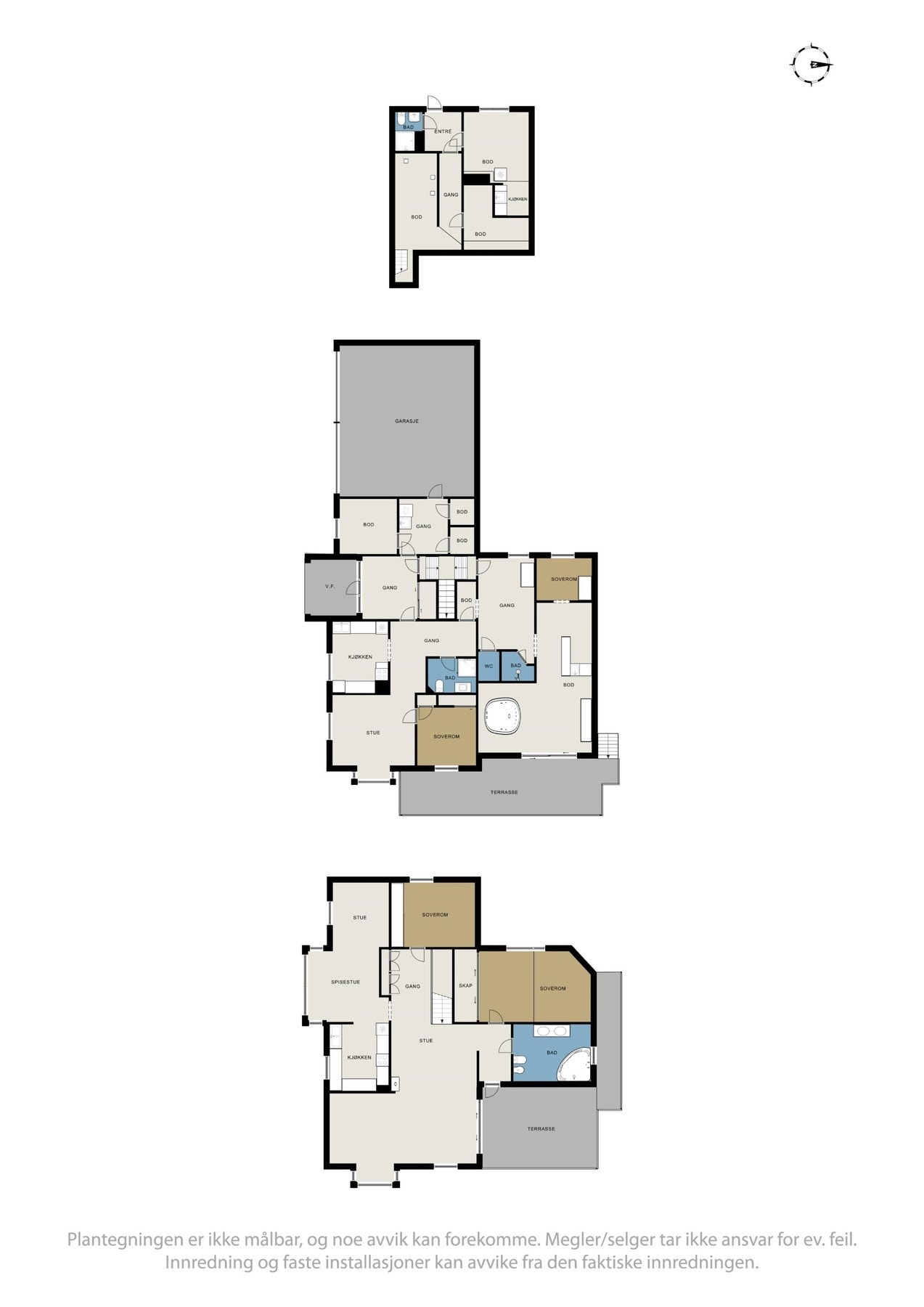 2D - hele boligen Galleribilde