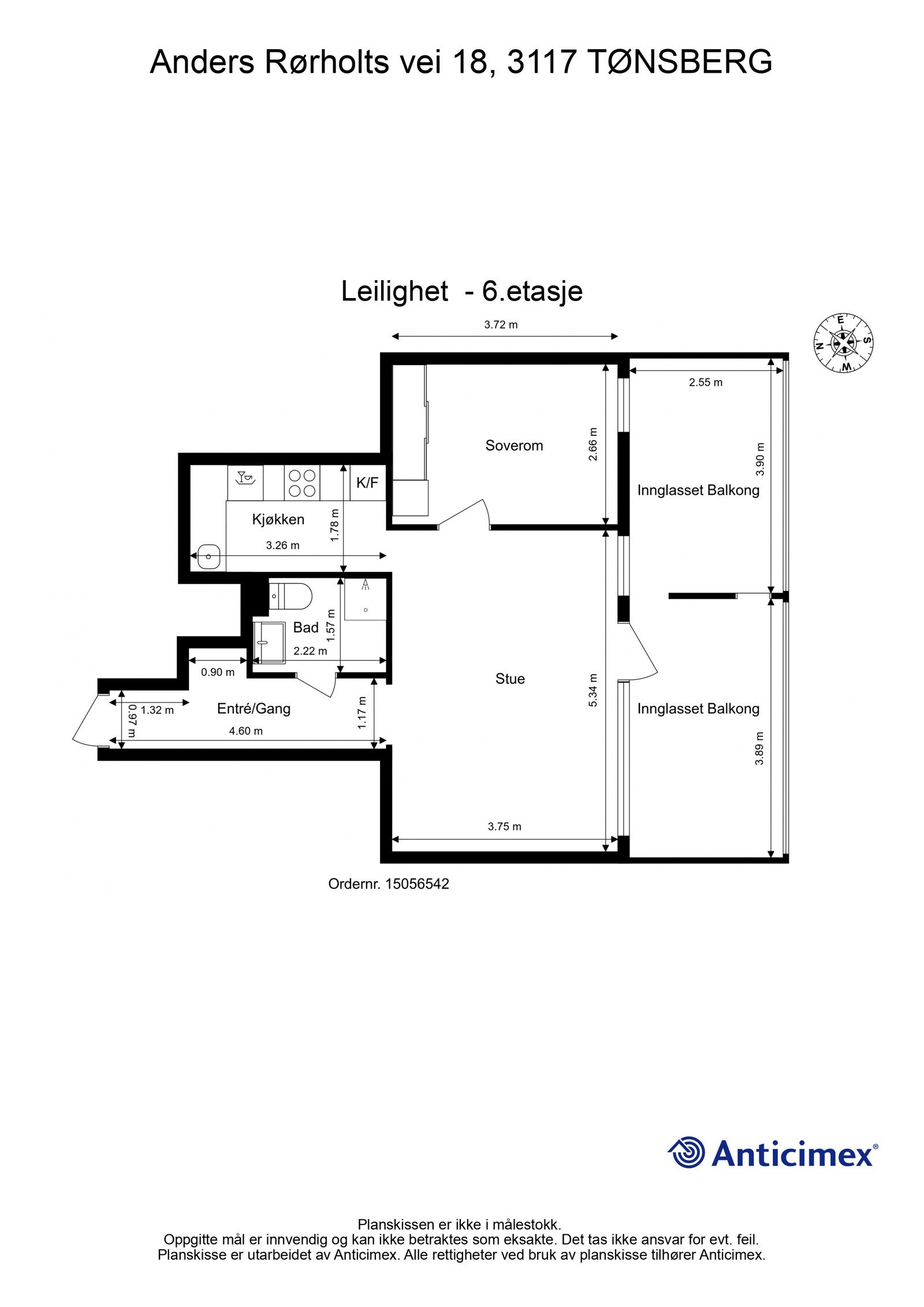 Plantegning Galleribilde