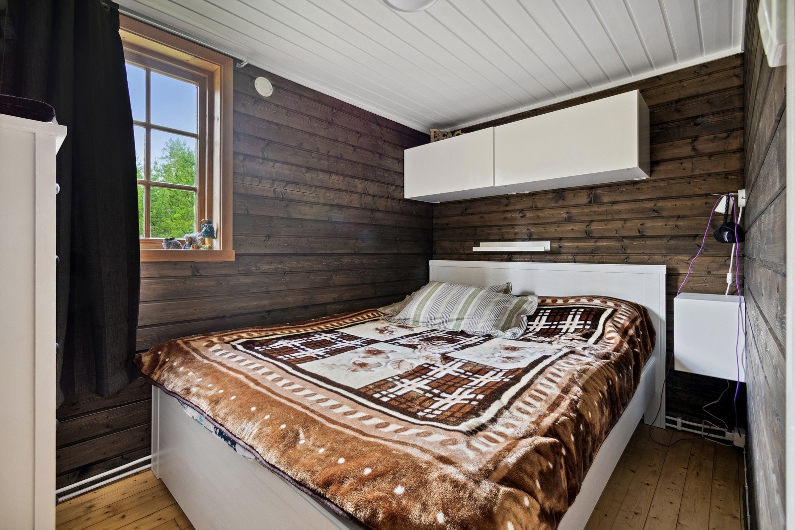 Hytta har 2 soverom, og det er per i dag 5 sengeplasser i hytta, i tillegg til annekset Galleribilde