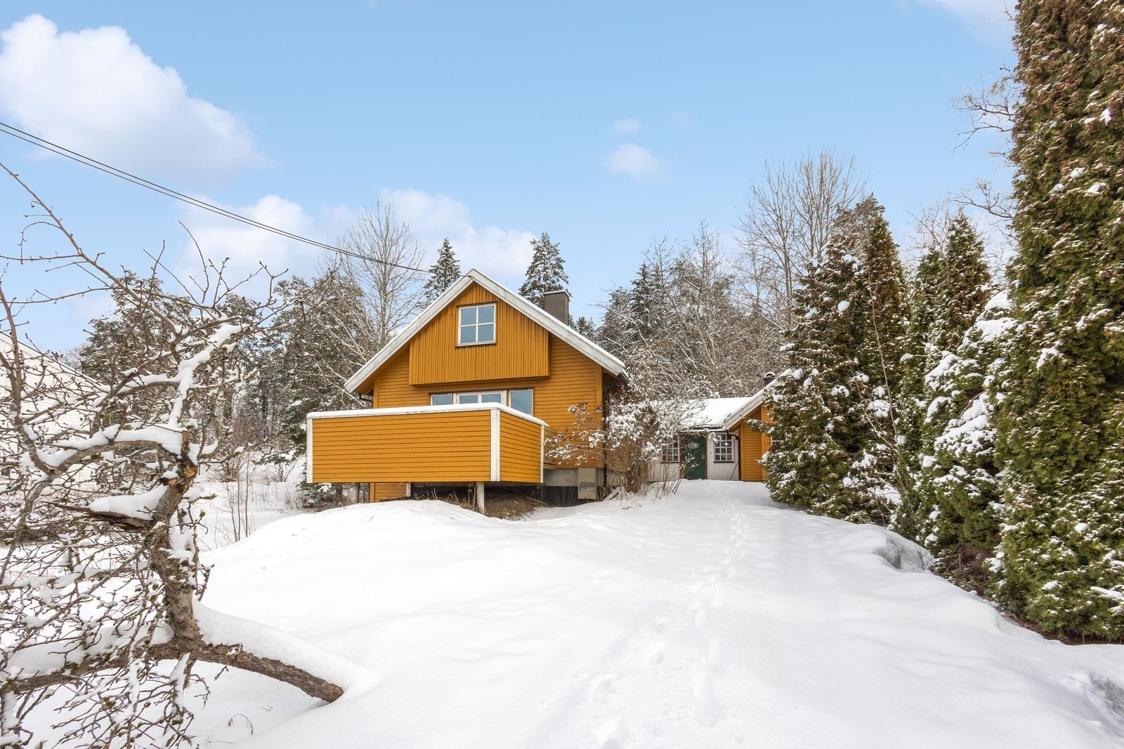 Fasade - Vinterbilde Galleribilde