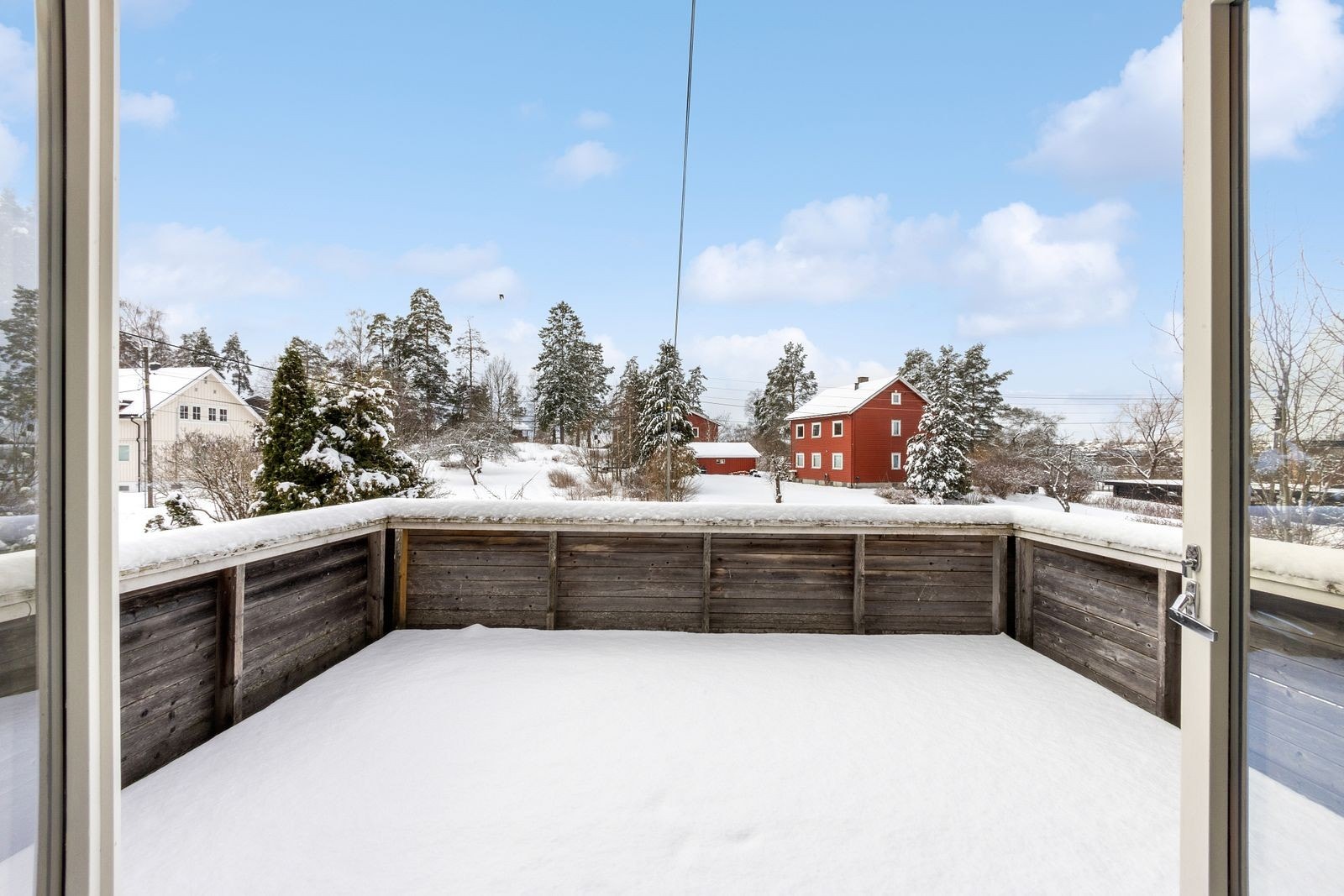Terrasse - vinter Galleribilde