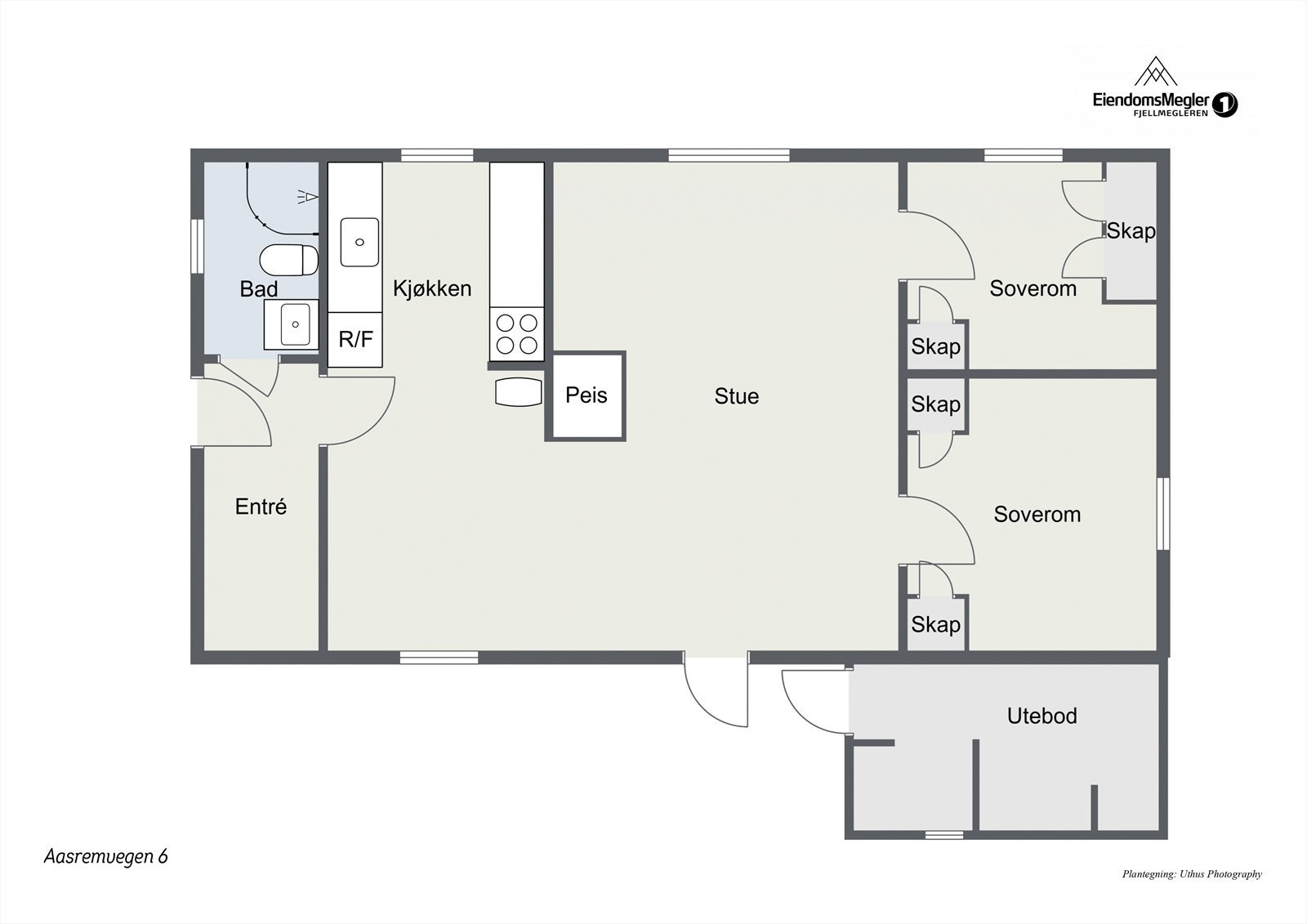 Plantegning Galleribilde