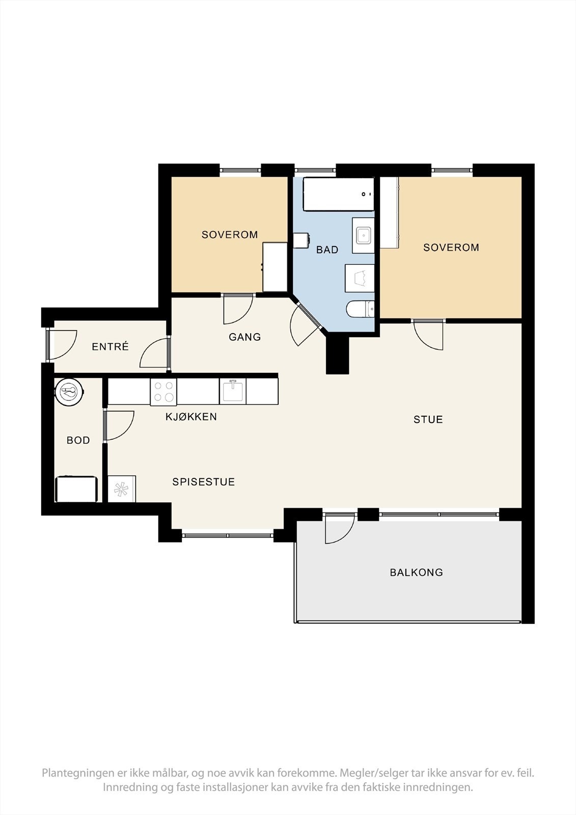 Plantegning - 2.etg. Galleribilde