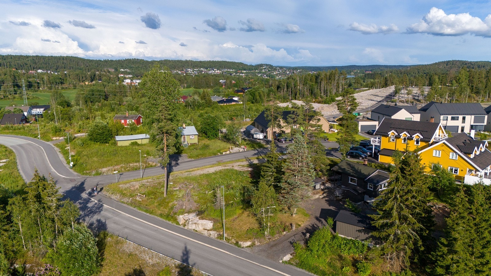 Eiendommen krever ikke så mye grunnarbeider da den er relativt flat. Galleribilde