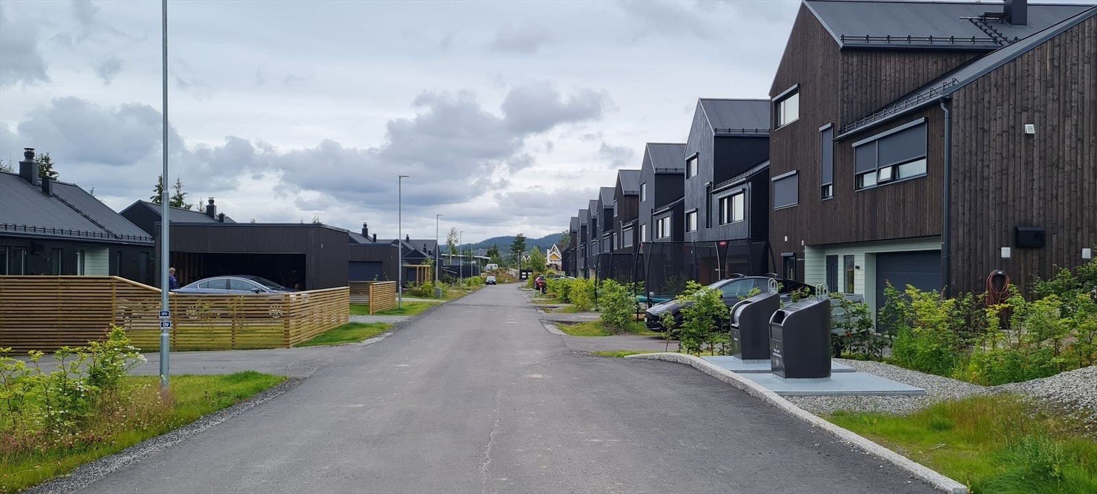 Selgers bilde av gata. Galleribilde