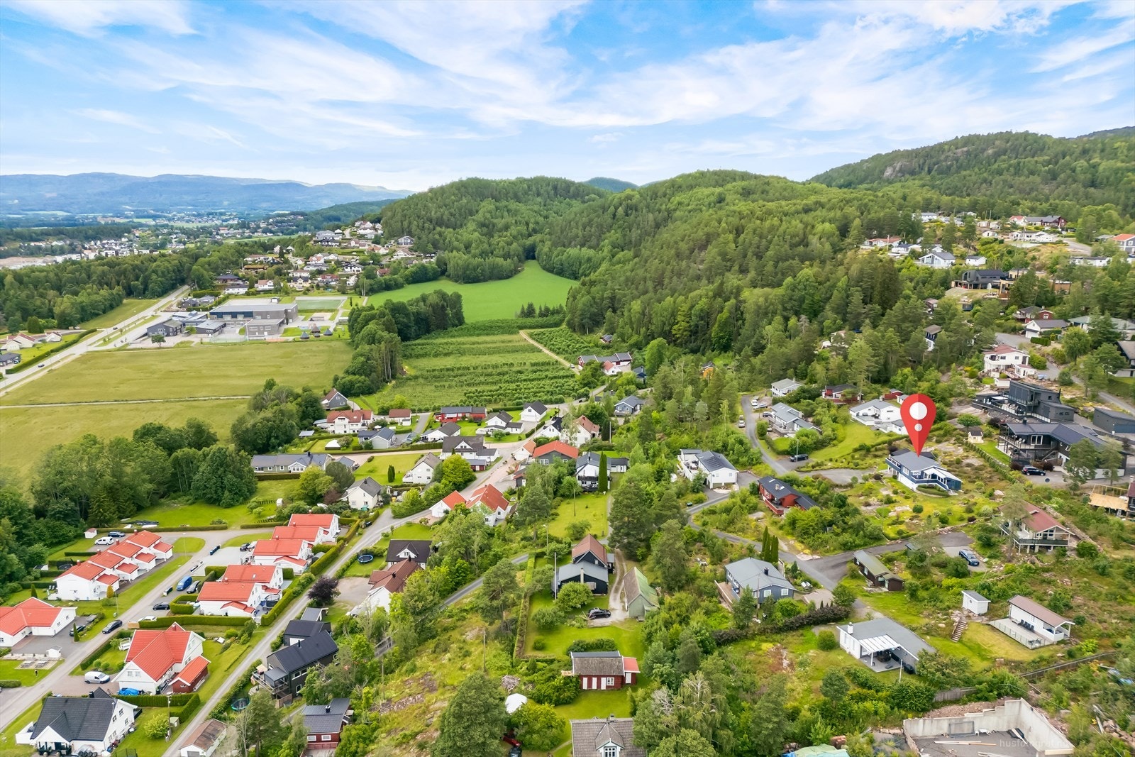 Dronefoto Galleribilde