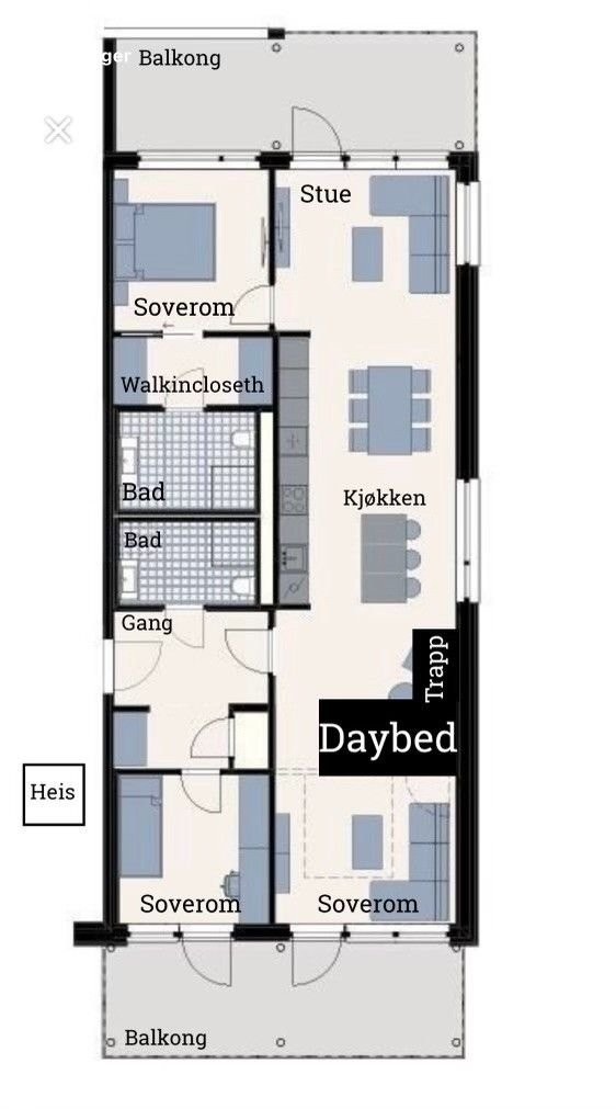 Plantegning Galleribilde