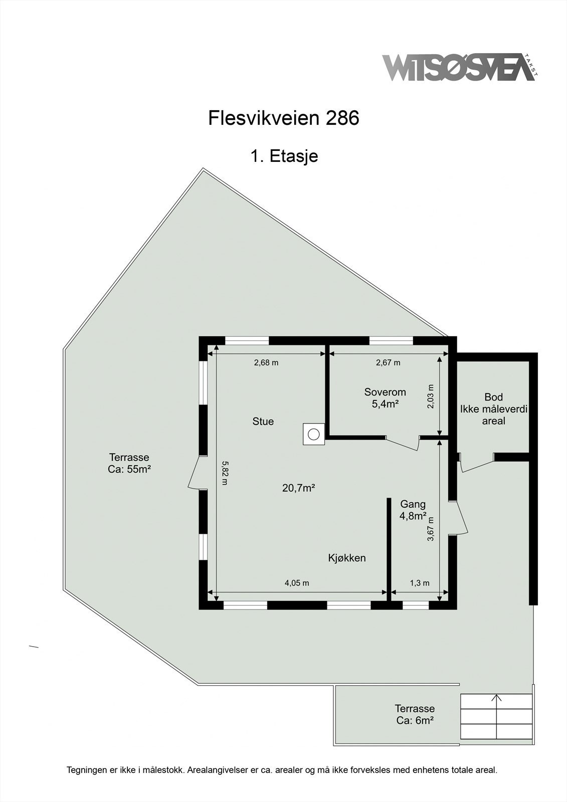 Planskisse Galleribilde