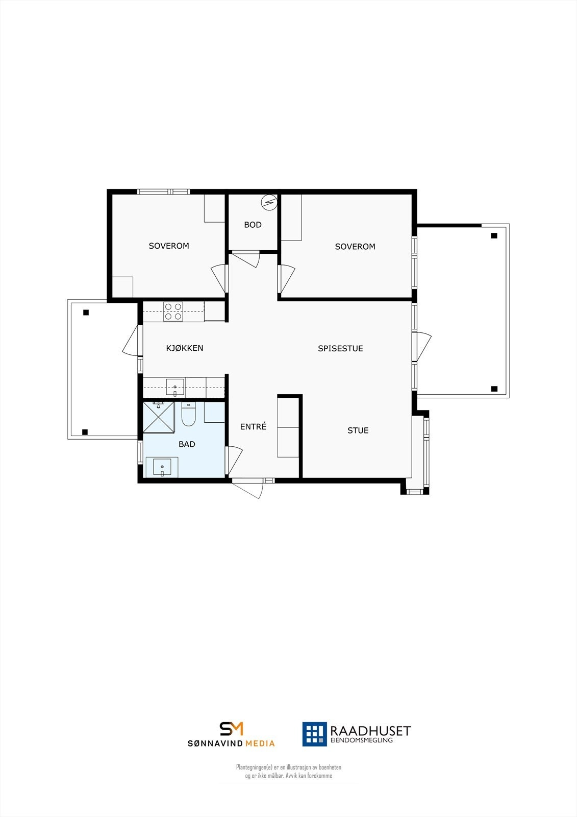 2D Plantegning Galleribilde