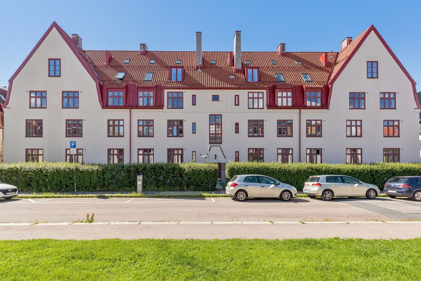 Byggets fasade. Galleribilde