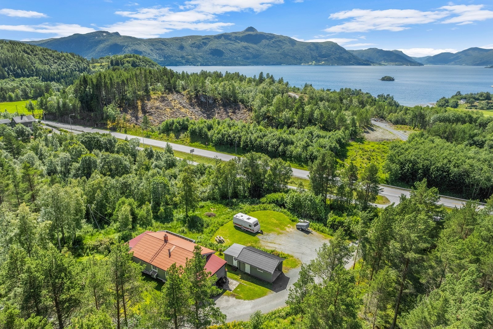 Dronefoto Galleribilde