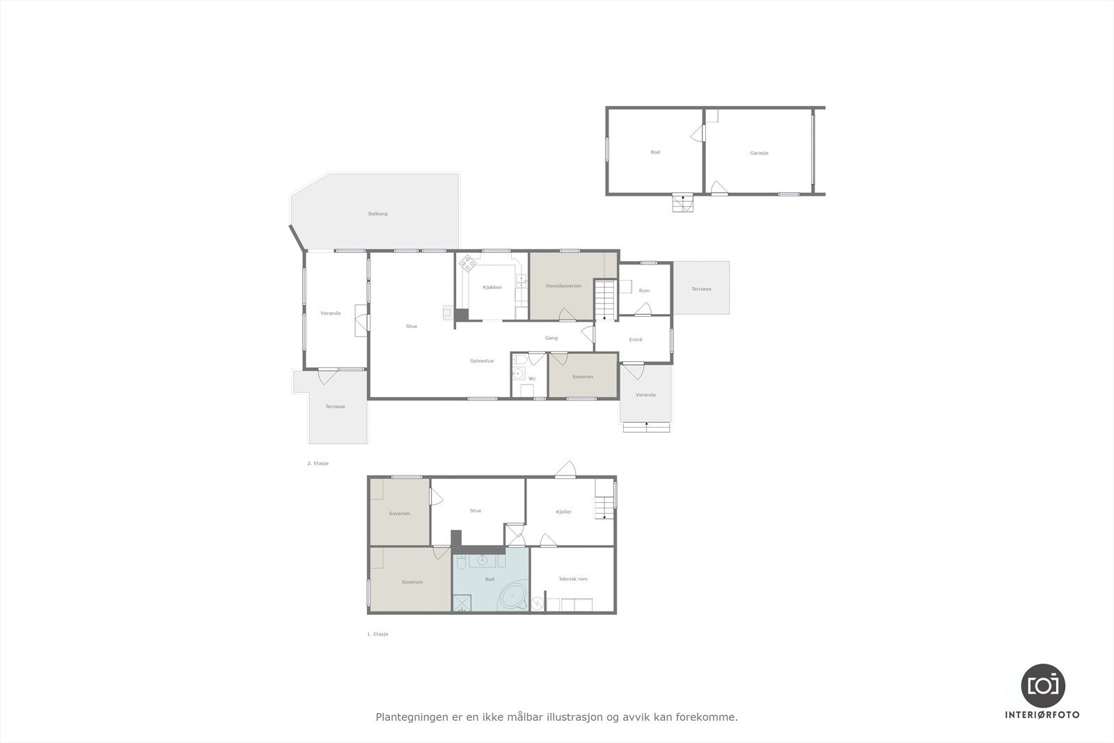 Plantegning Galleribilde