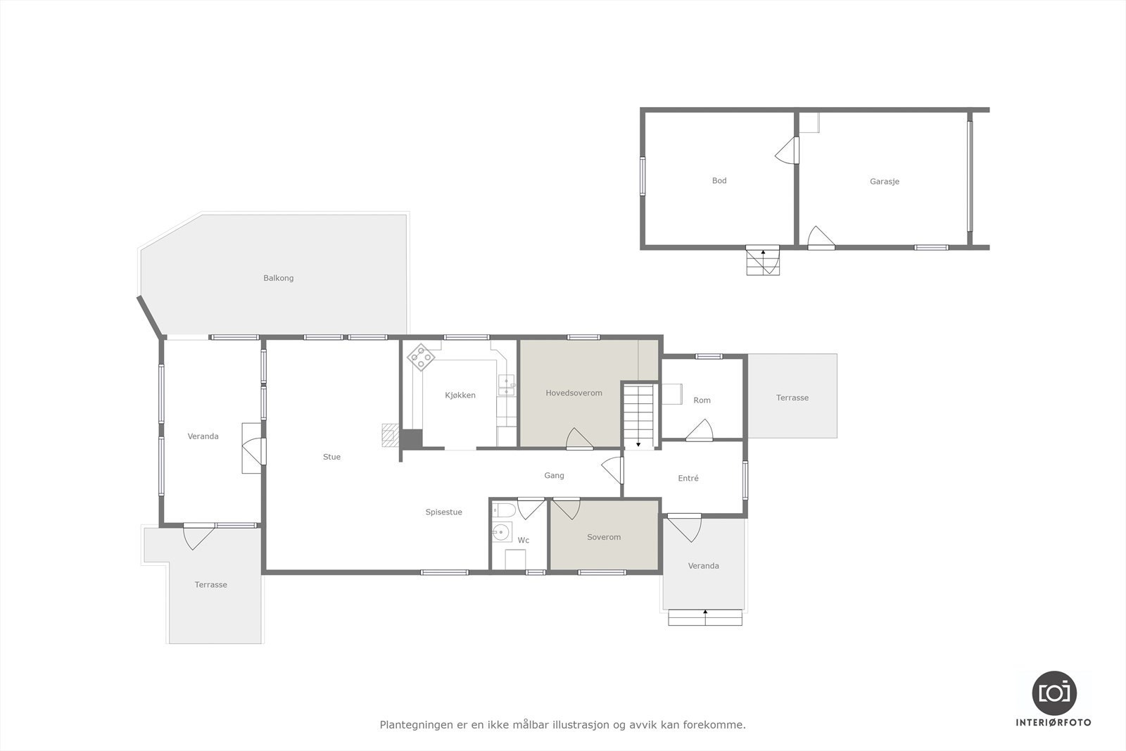 Plantegning Galleribilde