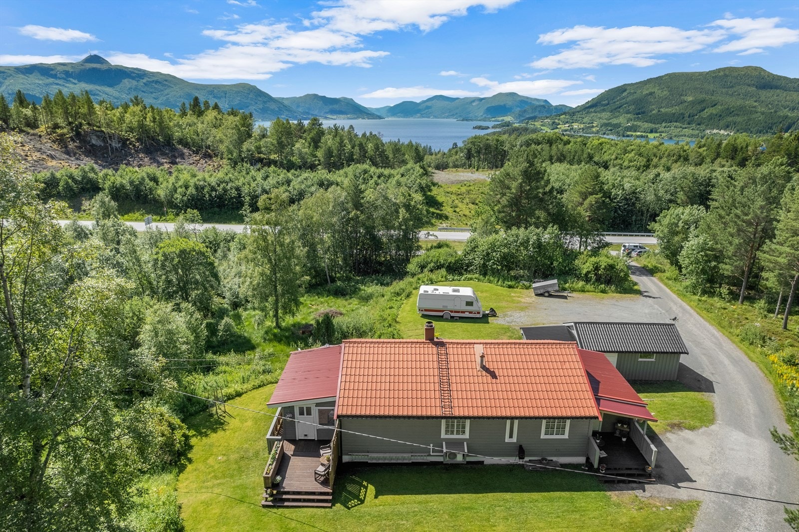 Dronefoto Galleribilde