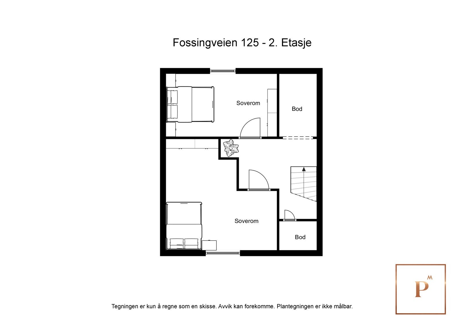 Plantegning 2.etg. Galleribilde