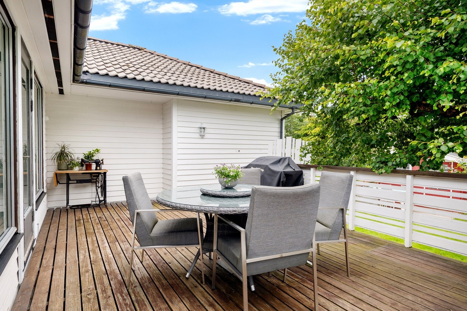 Koselig uteområde. Galleribilde