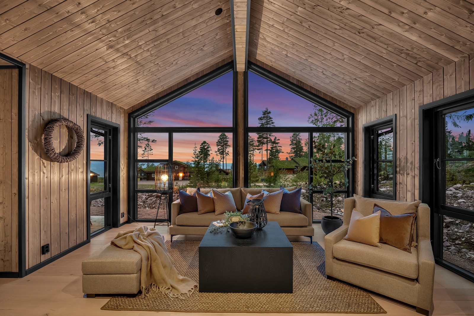 Hytta ligger med ski in ski out til Fulufjellet alpinanlegg Galleribilde