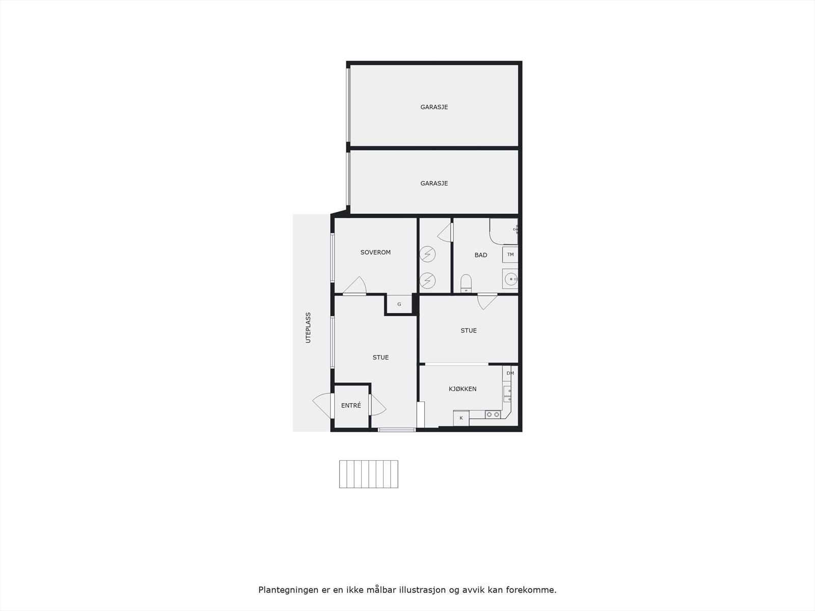 Sokkeletasje Galleribilde