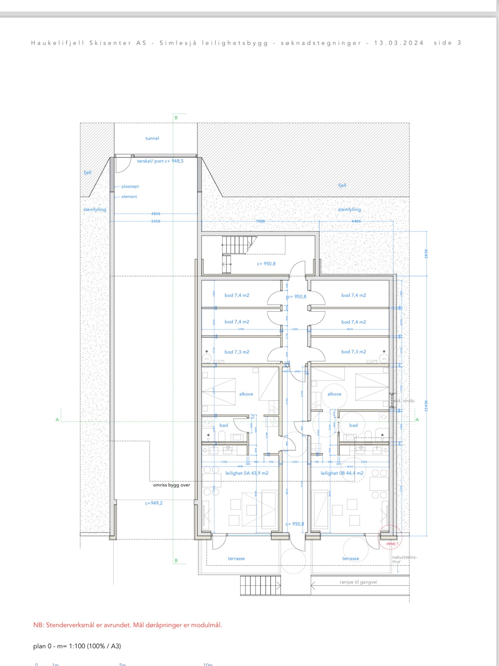 Underetasjen, med småleiligheter og boder Galleribilde