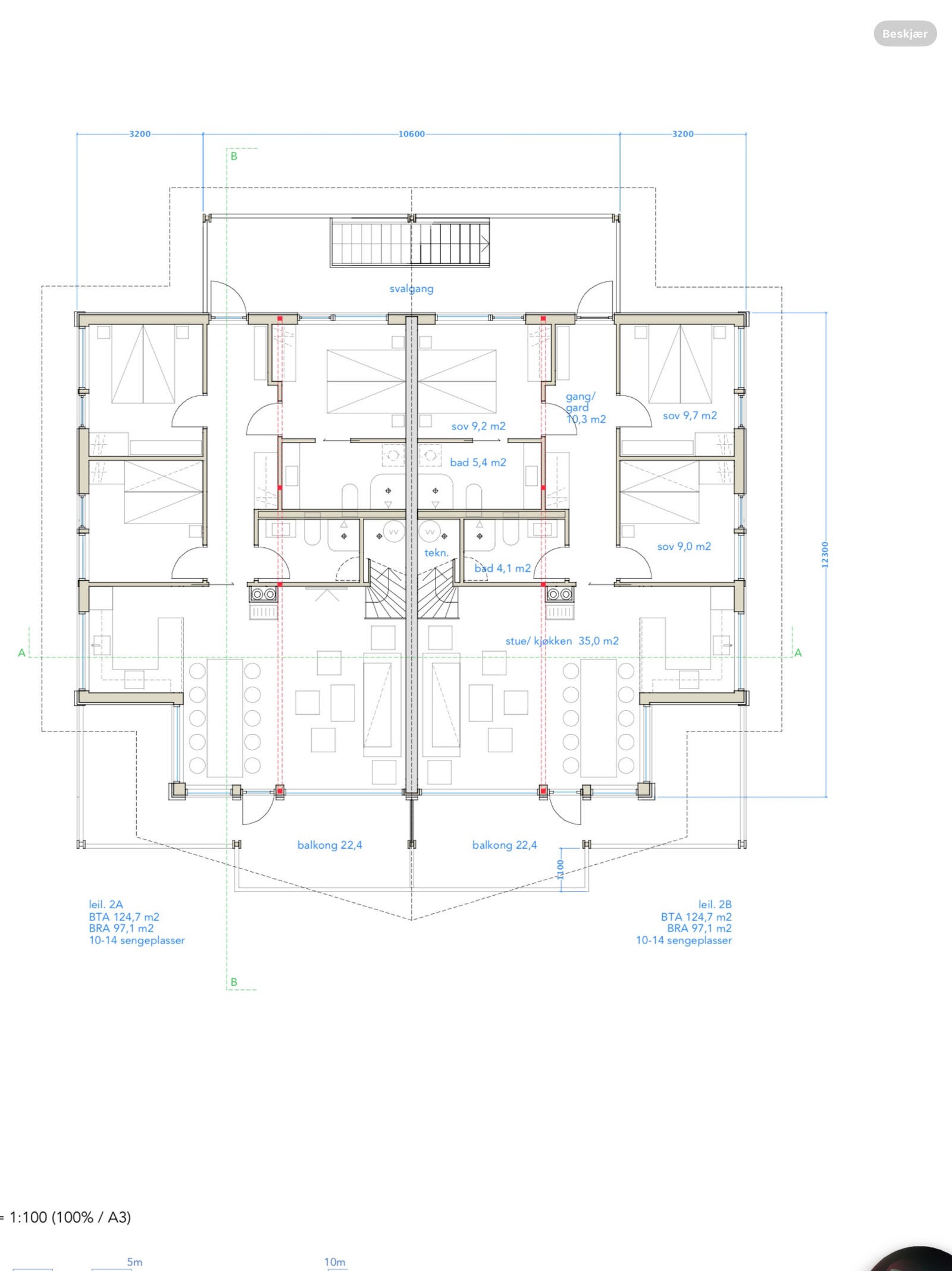 2.etasje leiligehetene Galleribilde
